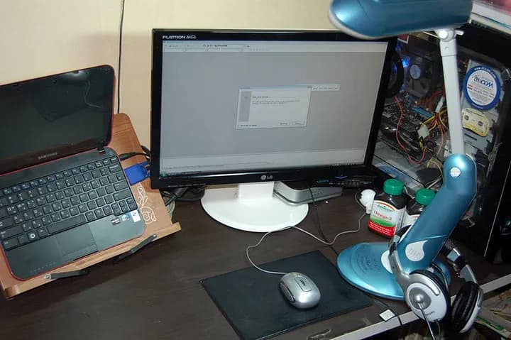 필자의 디스크에 기록된 최초의 컴퓨터 환경